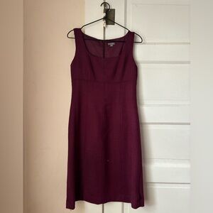 Elegant Purple Sleeveless Dress